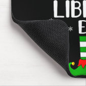 The Library Elf Christmas Party Matching Family Xm Mousepad (Ecke)