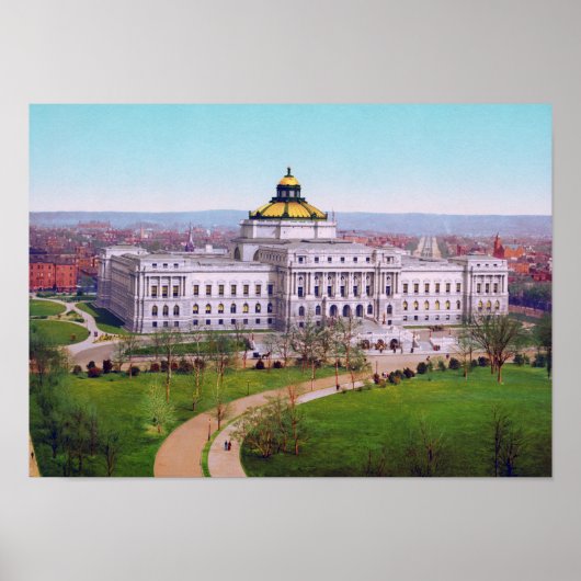 The Library of Congress - Circa 1902 Fotochrom Poster (Vorne)