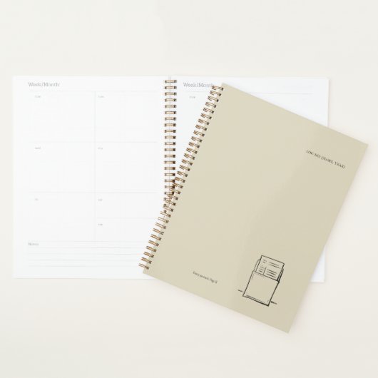 The Library Stamp Minimalist Book Lover Planner Planer (Anzeige)