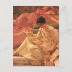 The Lieblings Poet Lawrence Alma-Tadema 1888 Postkarte