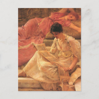 The Lieblings Poet Lawrence Alma-Tadema 1888 Postkarte