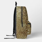 The Life a Student - Gold Glitzer Version Bedruckter Rucksack (Links)