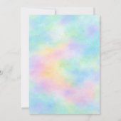 "The Life Is a Party" Celebration Invitation – Fun Einladung (Rückseite)