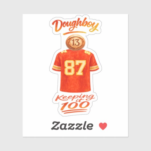 The Life of a Doughboy Keeping It 100 Aufkleber (Blatt)