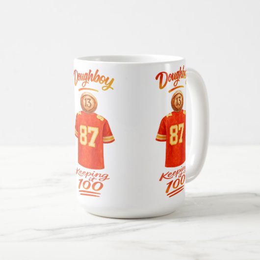 The Life of a Doughboy Keeping It 100 Kaffeetasse (VorderseiteRechts)