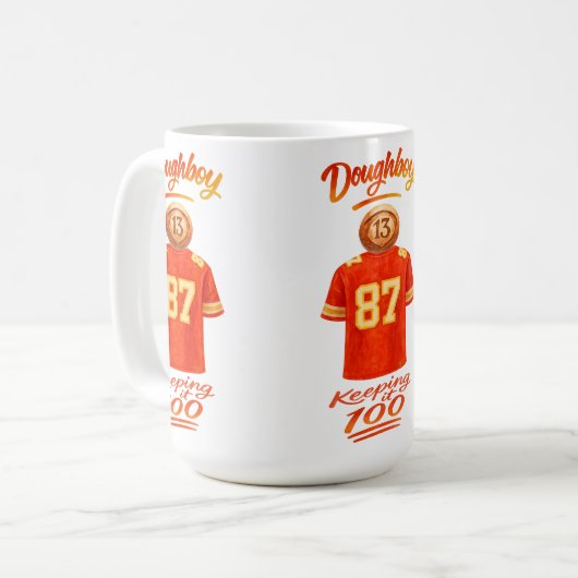 The Life of a Doughboy Keeping It 100 Kaffeetasse (Vorderseite Links)