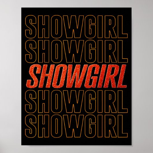 The Life Of A Show Girl Poster (Vorne)
