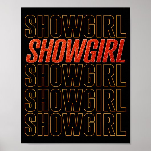 The Life Of A Show Girl  Poster (Vorne)