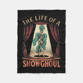 The Life Of A Showghoul Halloween Show Skeleton Gi Fleecedecke (Vorderseite)