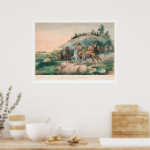 The Life of a Trapper: A Plötzlicher Halt (0877A) Poster (Küche)