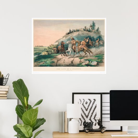 The Life of a Trapper: A Plötzlicher Halt (0877A) Poster (Heimbüro)