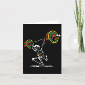 The Lifting Vathage Day Gym Workout Vater Papa Men Karte (Vorderseite)