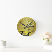 The Light Cap Zaps  Runde Wanduhr (Zuhause)