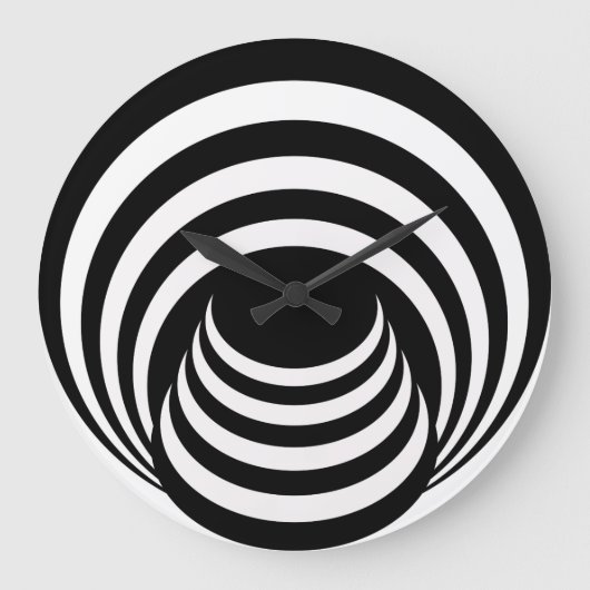 THE LIGHT CONE: Spacetime & Unendliche Möglichkeit Große Wanduhr (Vorderseite)