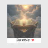 The Light Of Knowledge - Square Vinyl Aufkleber (Blatt)