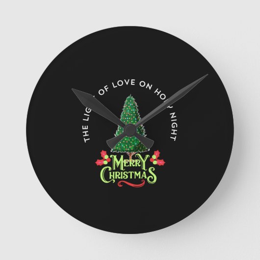 THE LIGHT OF LOVE ON HOLY NIGHT, RUNDE WANDUHR (Vorderseite)