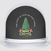 THE LIGHT OF LOVE ON HOLY NIGHT SCHNEEKUGELN (Vorderseite)