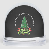 THE LIGHT OF LOVE ON HOLY NIGHT SCHNEEKUGELN (Rückseite)