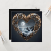 The Light Of My Heart Karte (Vorderseite/Rückseite Beispiel)