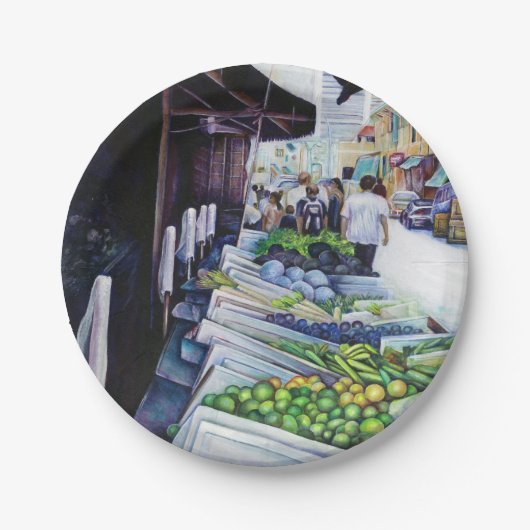 The Lighter Side of Lavender Street, Singapur Pappteller (Vorderseite)