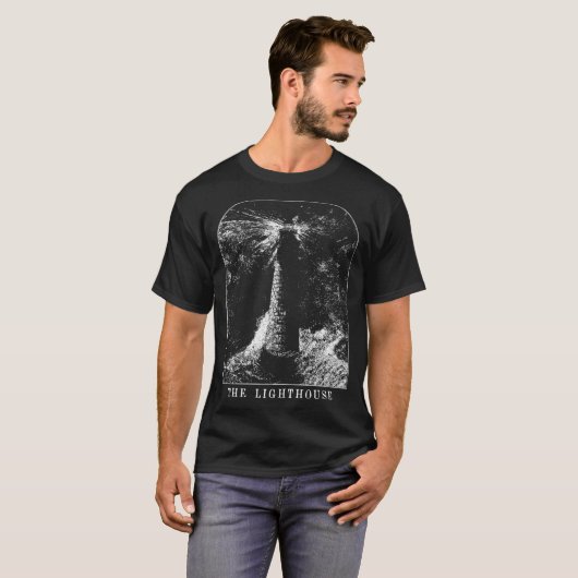 The Lighthouse retro T-Shirt (Vorne ganz)
