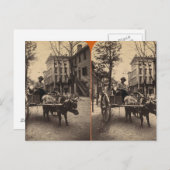 The Lightning Express, Savannah, Ga c. 1886 Postkarte (Vorne/Hinten)