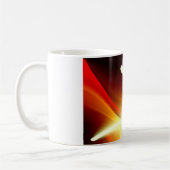 The Lights - Modernes Abstraktes Sci-Fi Kaffeetasse (Links)
