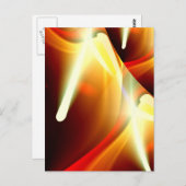The Lights - Modernes Abstraktes Sci-Fi Postkarte (Vorne/Hinten)