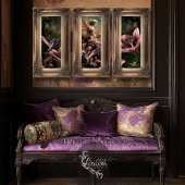 The Lily, Hummingbird Ethereal Floral Seidenpapier