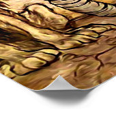 "The Lion and The Elephant" von Arthur Rackham Poster (Ecke)