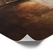 The Lion and The Lamb, Christian Art, Religious Poster (Ecke)