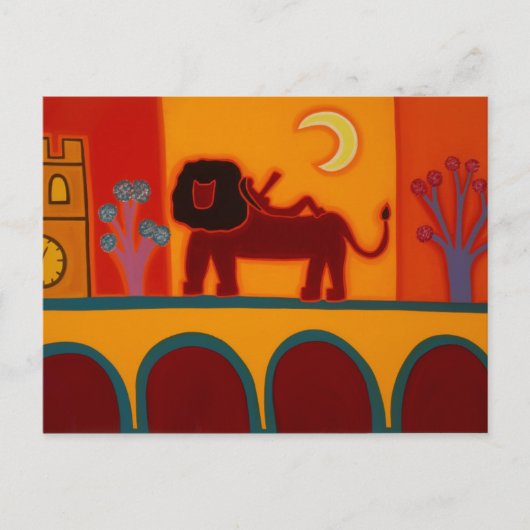 The Lion from Fulham Broadway 2008 Postkarte (Vorderseite)