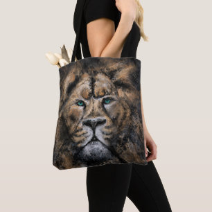 The Lion King - Abstrakt Art Moderne Malerei Tasche
