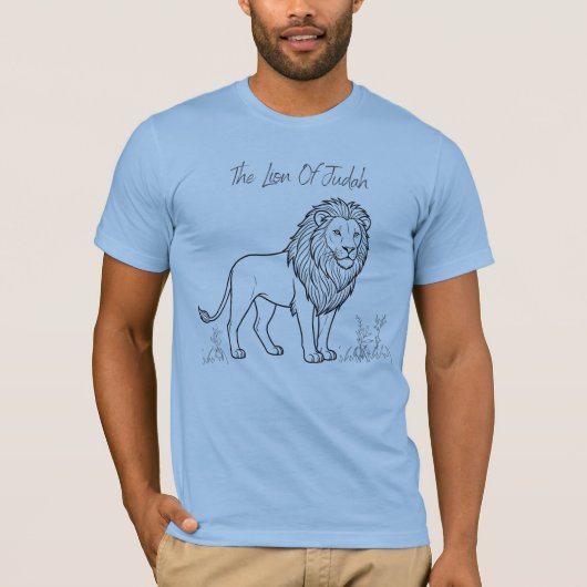 The Lion of Judah Christian Tri-Blend Shirt (Vorderseite)