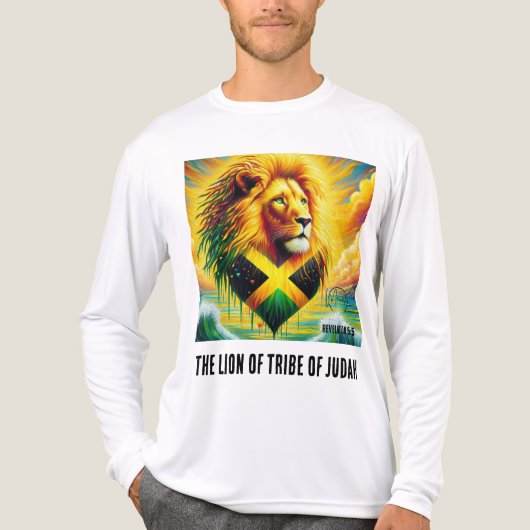 The lion of tribe of Judah T-Shirt Tri-Blend Shirt (Vorderseite)