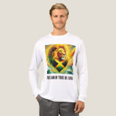 The lion of tribe of Judah T-Shirt Tri-Blend Shirt (Vorderseite komplett)