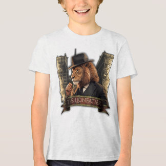 The Lionfather – Mafia Style Lion in Suit Tri-Blend Shirt