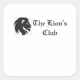 The Lion's Club 6 Aufkleber 7,5 cm