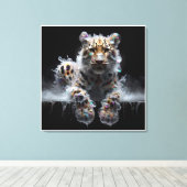 the liquid hunt leinwanddruck (Insitu (Holzboden))