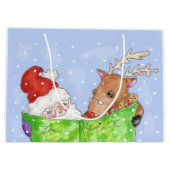 'The List'-Geschenktasche Große Geschenktüte (Rückseite)