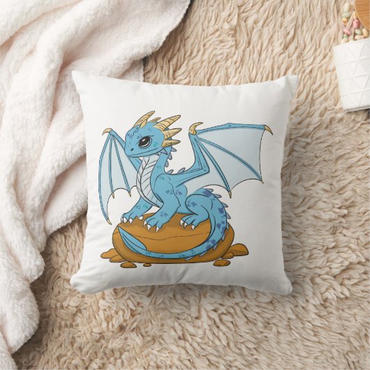 The Little Blue Dragon Kissen (Decke)