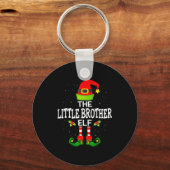 The Little Brother Elf Christmas Family Matching P Schlüsselanhänger (Vorderseite)