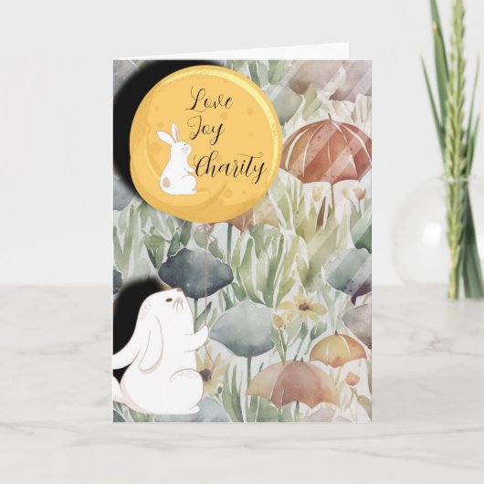 The Little Bunny's Thoughts Karte (Vorderseite)