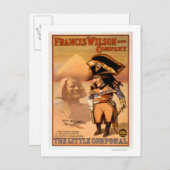 "The Little Corporal" Ägypten Sphinx Theater Postkarte (Vorne/Hinten)