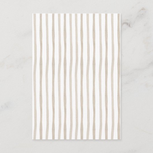 The Little Explorer | Safari Adventure Baby Shower Begleitkarte (Rückseite)