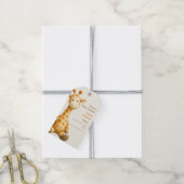 The Little Explorer | Safari Friends Baby Shower Geschenkanhänger (Mit Garn)