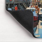 The Little Fishing Village Mousepad (Ecke)