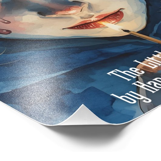 "The Little Match Girl" by Hans Christian Andersen Fotodruck (Ecke)