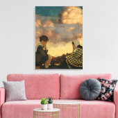 The Little Peach, 1904 von Maxfield Parrish Leinwanddruck (Insitu (Wohnzimmer))