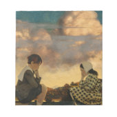 The Little Peach, 1904 von Maxfield Parrish Notizblock (Vorderseite)